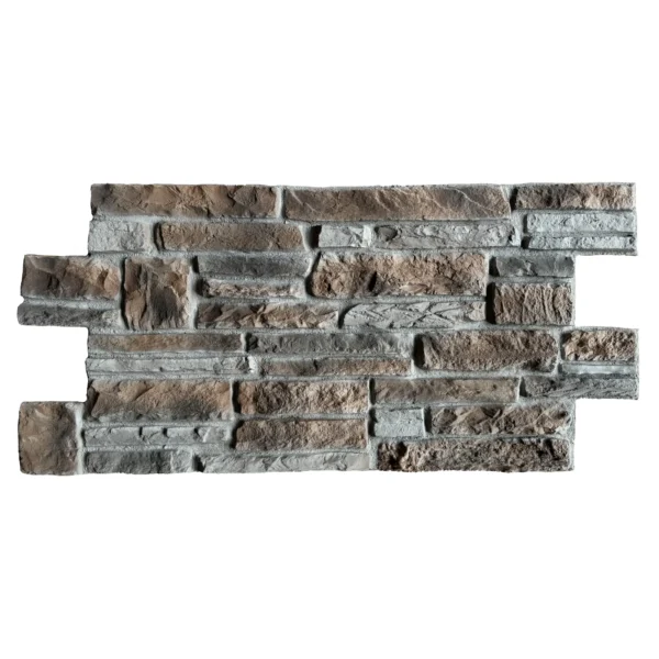 Ledgestone Brown – Brick Strips 3D Wall Panel